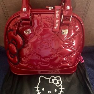 NWOT Loungefly Hello Kitty red satchel